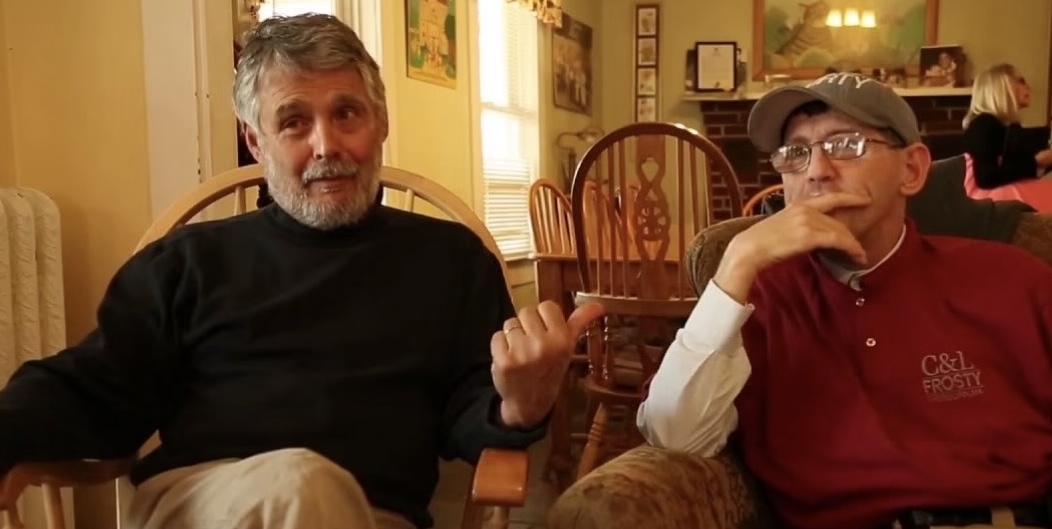 Lewis Randa and Courty Woods, partners in civil disobedience. Photo courtesy Lewis Randa